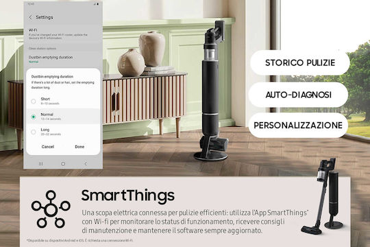 Samsung Bespoke Jet Rechargeable Stick Vacuum 25.2V Black