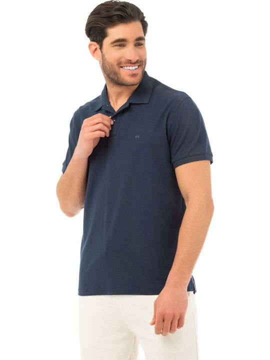 Polo Short Sleeve Blue Blouse
