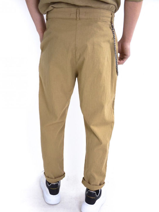 Just West Men's Trousers Chino Camel