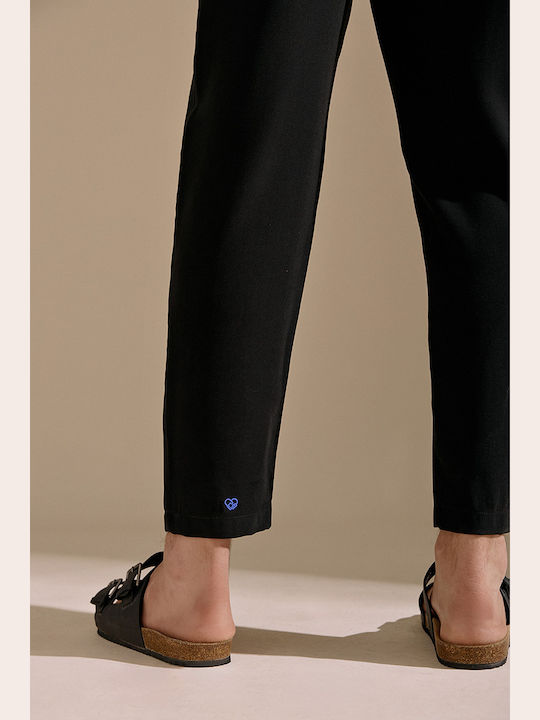 Trousers Elastic Black