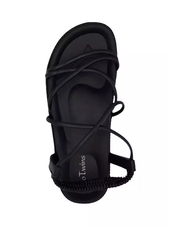 Women's Flat Sandals Anatomic in Black Color