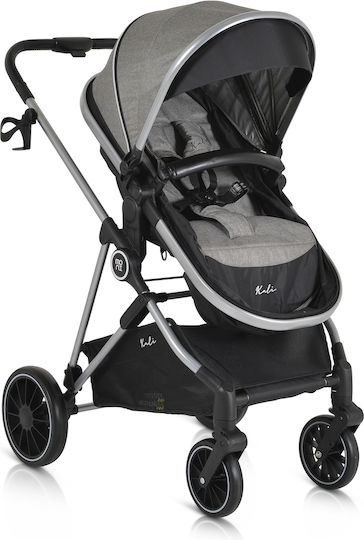 Moni Kali Adjustable 2 in 1 Baby Stroller Suitable for Newborn Grey
