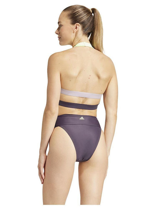 Adidas Bikini Set Sports Bra & Slip Bottom Purple