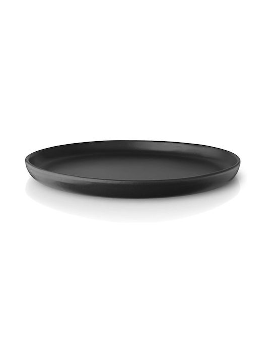 Eva Solo Teller Untiefe Keramik Schwarz mit Durchmesser 25cm