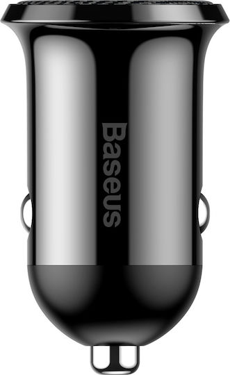 Baseus Car Charger Black Total Intensity 4.8A with Ports: 2xUSB