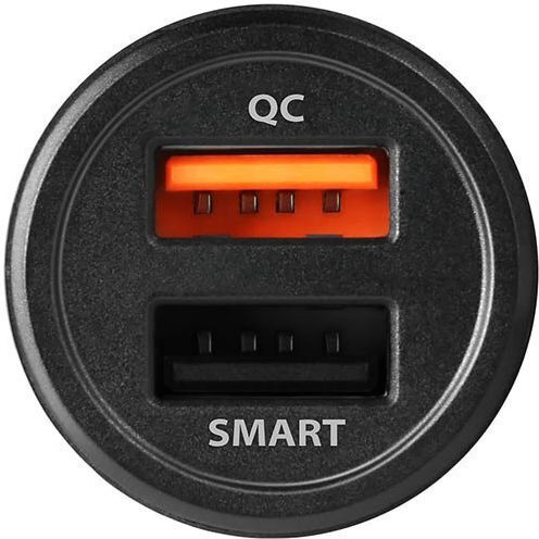 Axagon Auto-Ladegerät 30W Schnellladung mit Anschlüssen: 2xUSB Schwarz Farbe