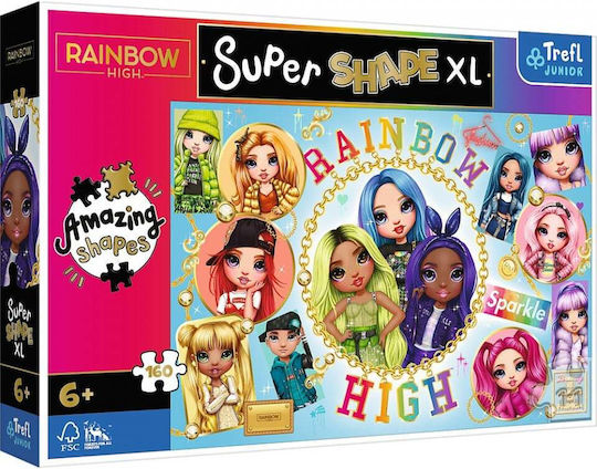 Puzzle Trefl Primo Super Shape Xxl 160 Regenbogen Hoch Bunte Freunde