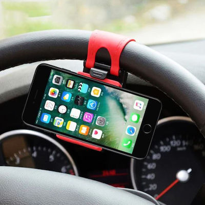 Mobile Phone Holder Car with Adjustable Hooks Black