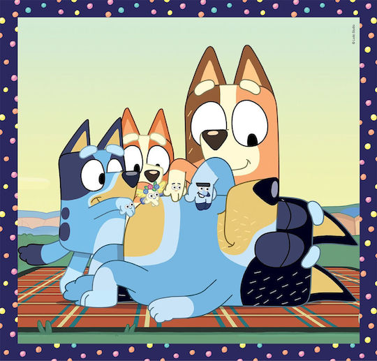 449135 Clementoni Детски пъзел Супер Цвят Bluey 3x48 части