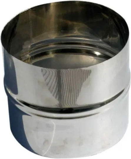 Metallwork Съединител за въздуховод Chimney Pipe Connection Inox 180мм Сребрист
