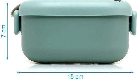 Kinder-Essensbehälter mit Löffel 750ml Mint Kiokids 3896