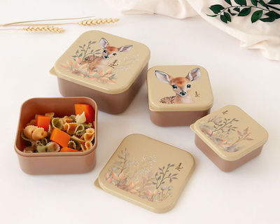 Essen Tassen My Deer Beige Set 4pcs Kiokids 4188