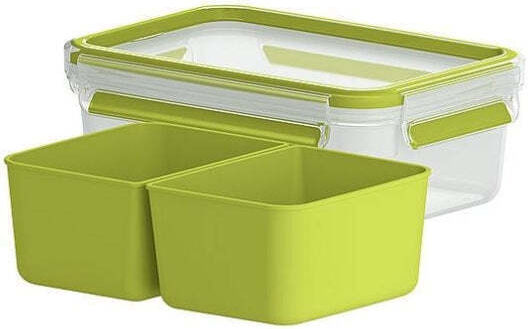 Кутия за съхранение Tefal K3100512 Clip&go Snack 1.0l Вложки Tef