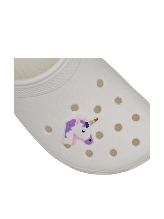 Charms Dekorative Clogs Crocs Lila Multi Einhorn