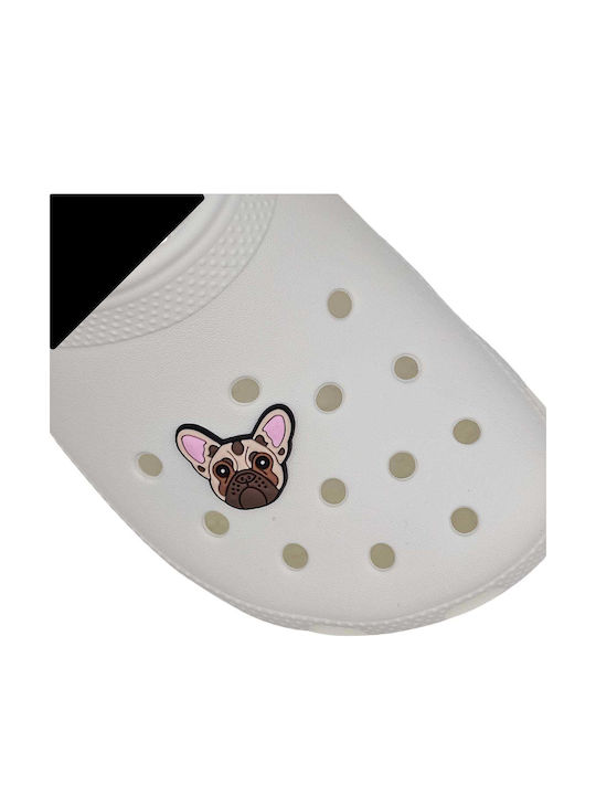 Charms Dekorative Clogs Crocs Bulldogge