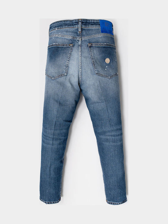 Men's Jeans Pants Mid Blue