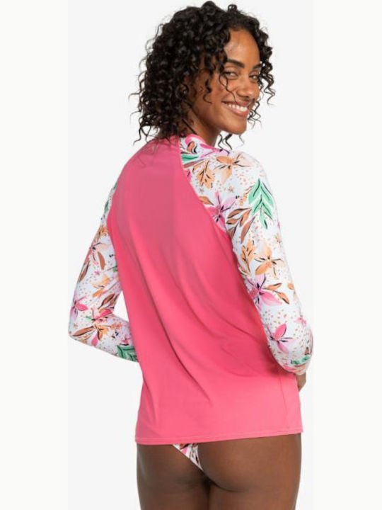 Roxy Women's Long Sleeve Sun Protection Shirt Pink