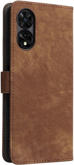 Brush Magnetic Wallet Καφέ (TCL 505)