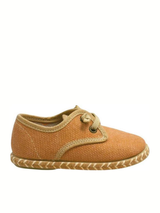 Kids Espradrilles with Laces Beige