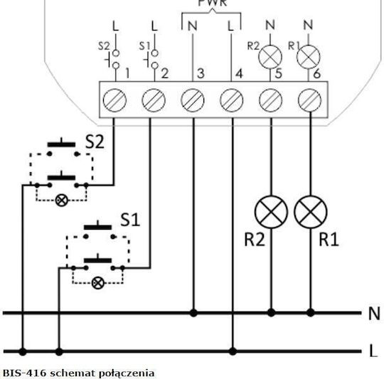 F&F Phase Relays Strom Double Pole
