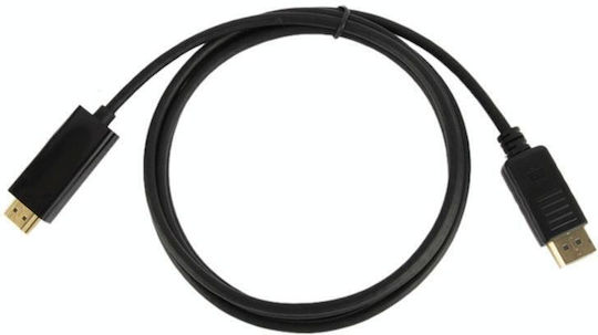 Cable DisplayPort male - DisplayPort male 1.8m Μαύρο