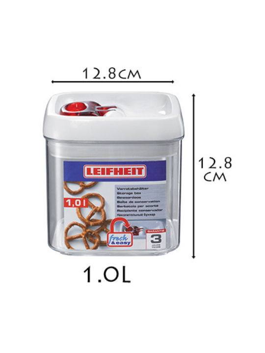 Leifheit Fresh & Easy Box General Use with Airtight Lid Plastic Transparent 1000ml
