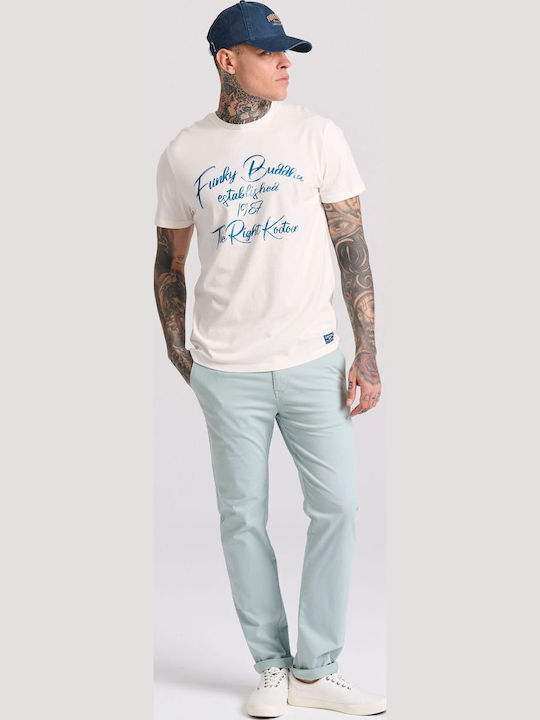 Trousers Chino Elastic in Regular Fit Mint