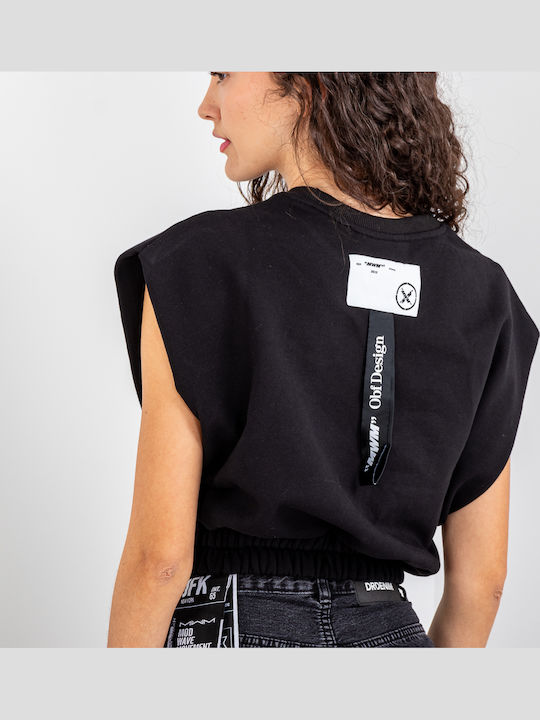 Γυναικεία Μπλούζα Βαμβακερή Black