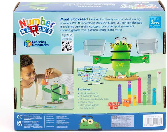 Learning Resources Numberblocks Αριθμοκυβάκια Ζυγαριά για 3+ Ετών