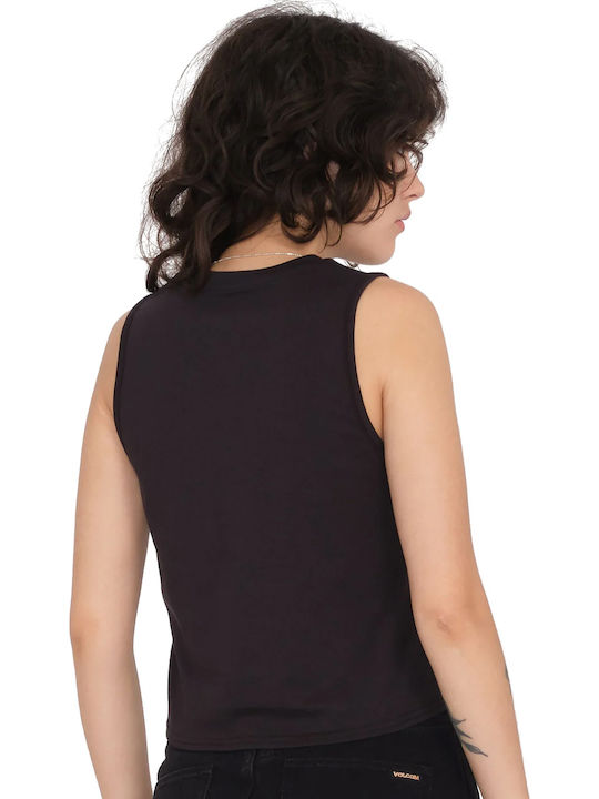 Nusun Women's Athletic Blouse Sleeveless Black