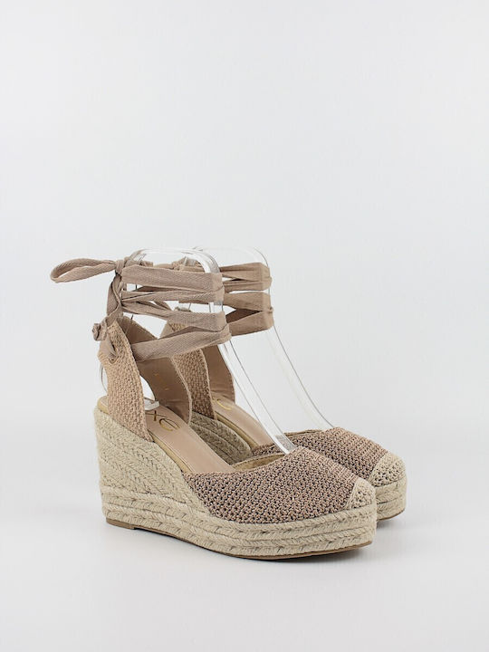 Women's Platform Espadrilles Pink