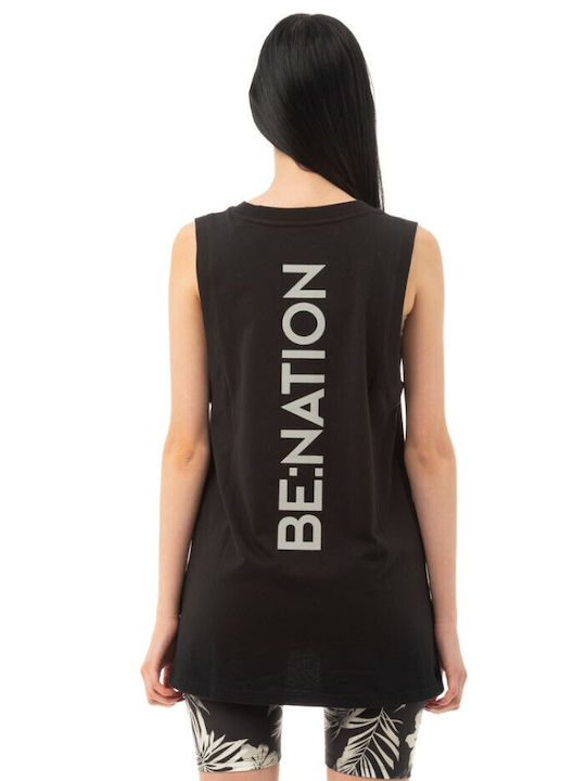 Be:Nation Damen Bluse Ärmellos Black