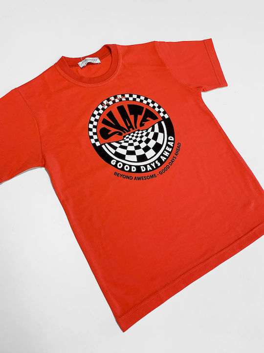 Action Sportswear Παιδικό Σετ με Σορτς Κοραλλί 2τμχ