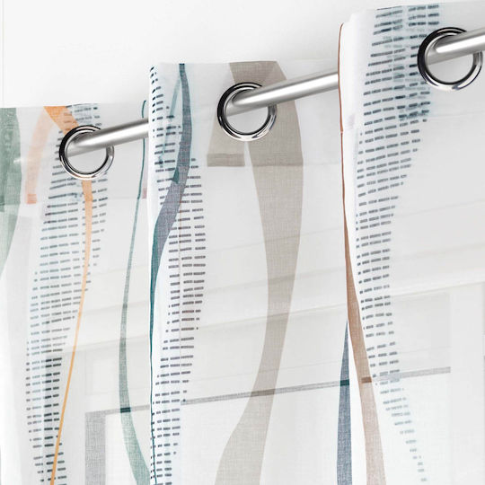 Curtain with Grommet L-c Lisana White 1627548 140x240cm