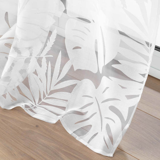 Douceur d'Intérieur Curtain With Grommets L-c Magnolia White 140x240cm