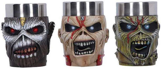Nemesis Σφηνοπότηρα από Γυαλί Iron Maiden Eddie 3τμχ