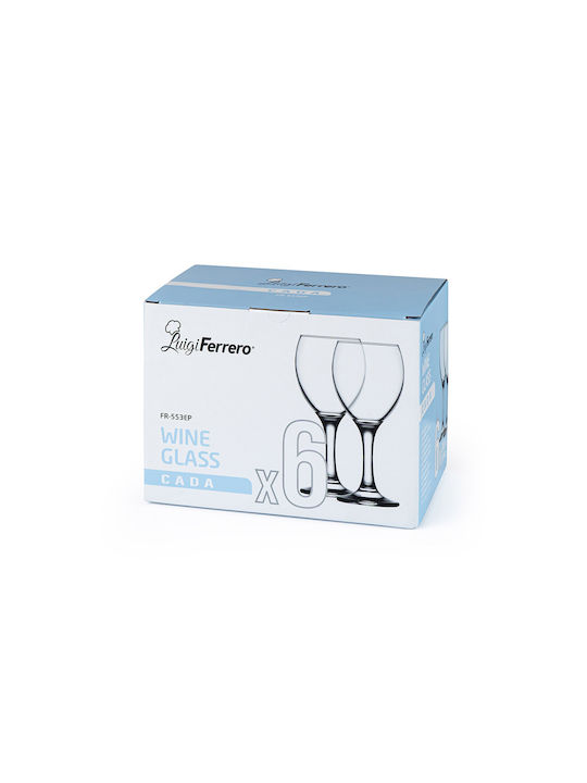 Luigi Ferrero Set Gläser Cocktail/Trinken aus Glas 245ml 6Stück