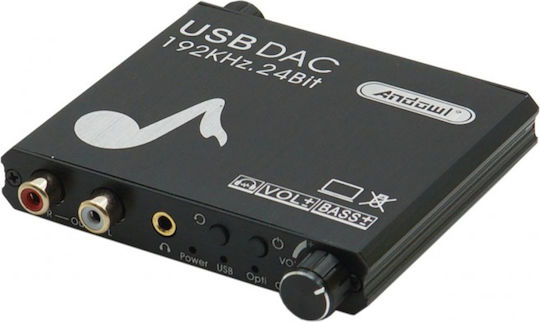 Dac-192khz/24bit Wy-02196 Конвертор Коаксиален / Toslink / RCA женски към Коаксиален / Toslink / RCA женски 1бр