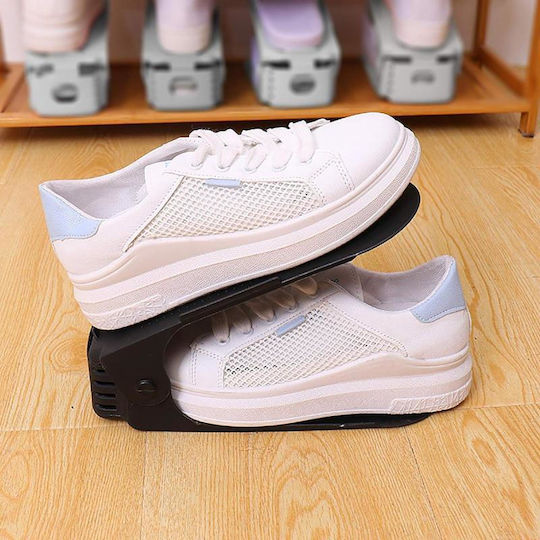 Viosarp Plastic Storage Case for Shoes in Black Color 2pcs