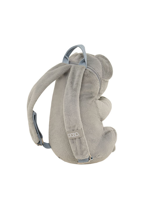 Polo Kids Bag Backpack Gray 17cmx14cmx30cmcm