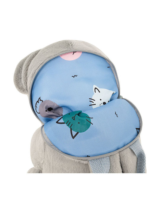 Polo Lindo Koala Παιδική Τσάντα Πλάτης Γκρι 17x14x30εκ.