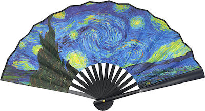 Polychrome Plastic Carnival Fan