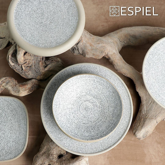 Espiel Corsica Serving Platter Oval Gray 33.5x23cm