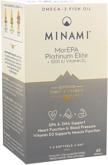 Minami MorEPA Platinum Elite Ulei de pește 60 softgels