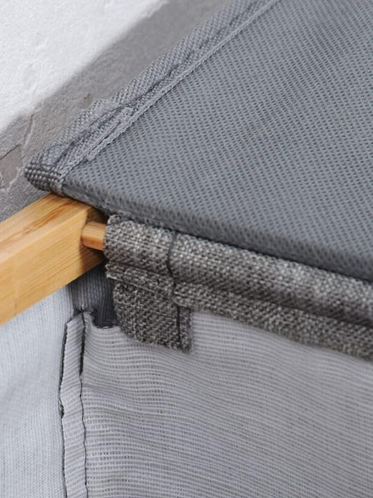 Kesper Перилна Кошница Текстил С Капак 54.5x33x50см Сив