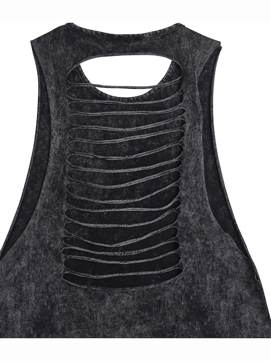 Καλοκαιρινό Maxi Φόρεμα με Σκίσιμο Black