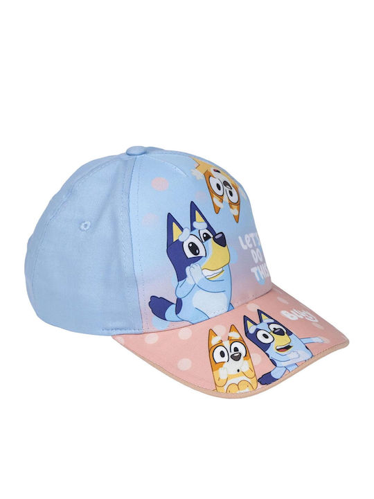 Bluey Kinderhut Jockey Stoff Orange