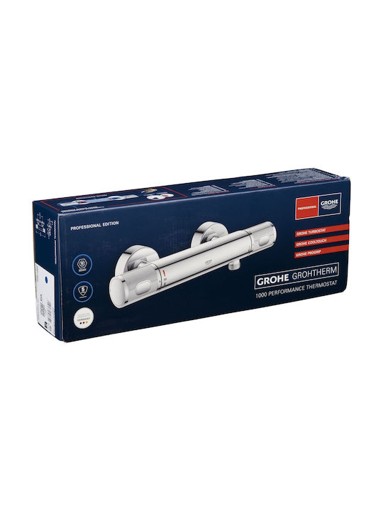 Grohe Grohtherm 1000 Performance Amestecare Baterie Dus Termostatic Set complet Gri
