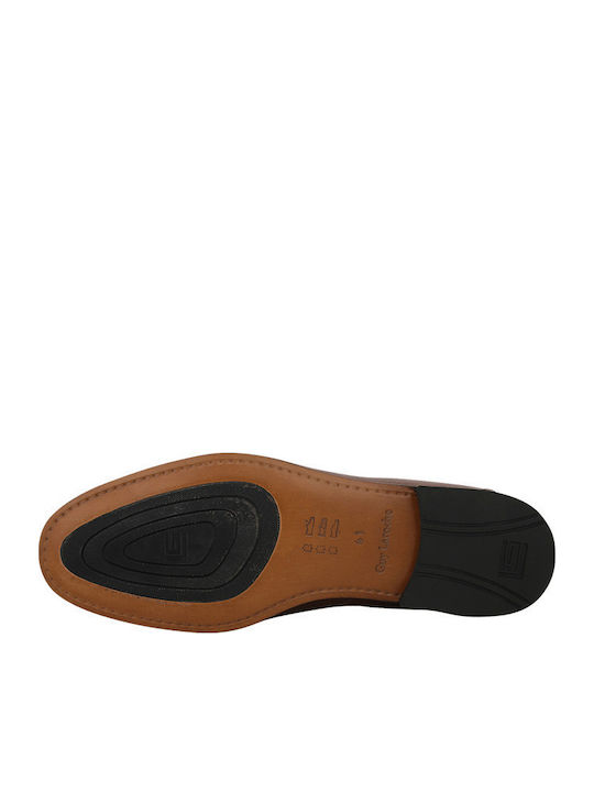 Leder Herren Mokassins in Tabac Braun Farbe