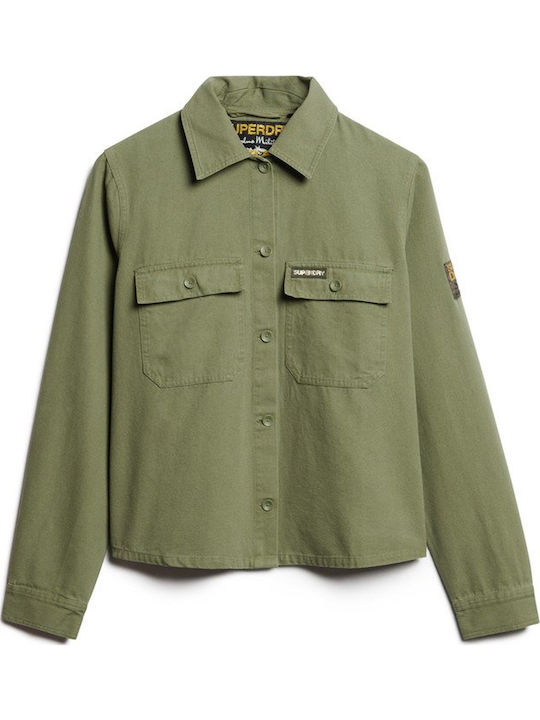 Γυναικείο Army Green Overshirt